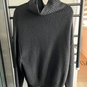 WILFRED BLACK MONTPELLIER KNIT TURTLENECK